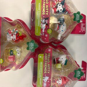 NEW Hello Kitty And Friends Series 1 Christmas Figures lot of 3